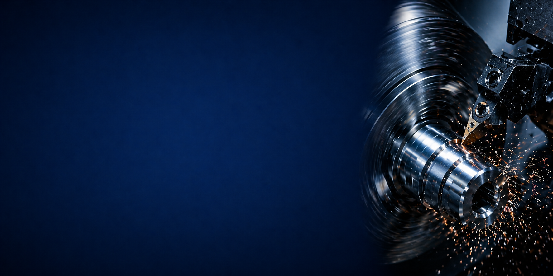 Production machining setup